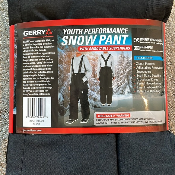 Youth snow pants - Picture 2 of 4
